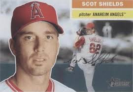 2005 Topps Heritage #65 Scott Shields! Anaheim Angels!