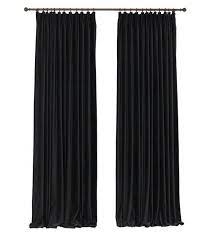 Pair Of Black Velvet Curtains Bedroom Velvet Curtains Living Etsy Velvet Curtains Curtains Velvet Curtains Bedroom
