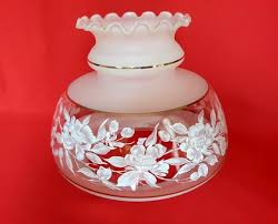 Check spelling or type a new query. Vintage Replacement Shade Hurricane Lamp Cover Cream Clear Glass Satin Lace White Roses Ruffled Gold Rings Gwtw Table Lamp Globe 7 Fitter Replacement Glass Lamp Shades Hurricane Lamps Lamp Cover