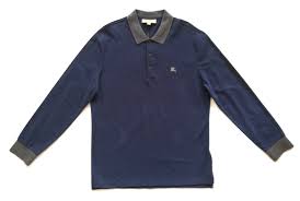 Gobbetti has been credited with boosting burberry's market value by a third as he has taken the brand further upmarket. Burberry Knit Shirt Long Sleeve Man Logo Silver 4028697 Blue Xl Soledad