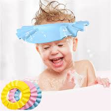 This type of hat protects your baby's eyes from soap and shampoo. Adjustable Shower Bath Visor Shield Wash Hair Cap Shampoo Resistance Protect Ear Eye Hat Baby Children Kids Infant Baby Bath Shampoo Cap Aliexpress