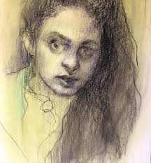 Someone had stabbed my painting and left the weapon