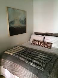 Before Tight Squeeze Bed Against Wall Tiny Bedroom Design Above Bed Decor