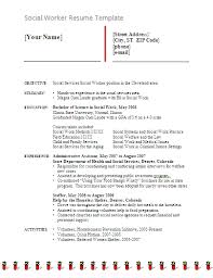 While the templates provided by microsoft word may be a good starting point, you will definitely want to tweak things up a bit for your final product. Social Worker Resume Format Free Word Templates