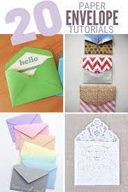 C5 ivory rectangle aperture cards and envelopes pack of 4. Top 20 Paper Envelope Making Tutorials From Pinterest Mini Envelopes Diy Envelope Tutorial Gift Card Envelope