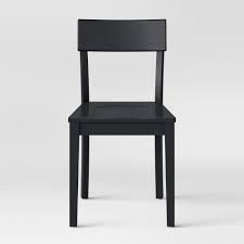 Set Of 2 Bethesda Modern Dining Chair Black Project 62 Black Dining Chairs Modern Modern Dining Chairs Painted Dining Chairs