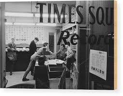 Times Square Records Wood Print by Jack Robinson - Photos.com