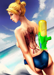 RIZA HAWKEYE In bikini (BLKCHRISTMAS) [Fullmetal alchemist] : rrule34