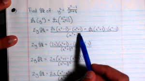 The quotient rule, is a rule used to find the derivative of a function that can be written as the quotient of two functions. Implicit Differentiation Quotient Rule W Commentary Youtube