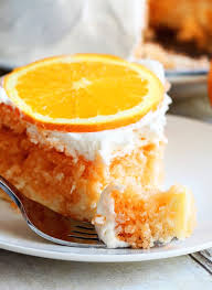 Add cool whip just before serving. Orange Creamsicle Cake Lightened Up Version High Heels And Grills