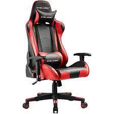 Gaming chair with super cool led lighting.there are lots of lighting models, you can choose your favorite light colors and models. Buy Gtracing Gaming Chair Racing Office Computer Ergonomic Video Game Chair Backrest And Seat Height Adjustable Swivel Recliner With Headrest And Lumbar Pillow Esports Chair Red Online In Turkey B01n2rj0hi