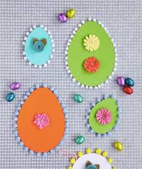 Make a couple of bunny stamps and give them to your children to make bold and colorful easter bunny cards. Handmade Easter Cards How To Make A Cute Pom Pom Easter Egg Card With The Kids