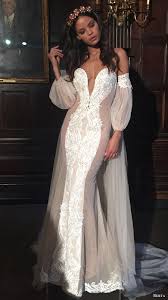Off Shoulder Bishop Sleeve Wedding Dress Berta Fall Winter 2016 Wedding Dresses Wedding Inspirasi Wedding Dresses Bridal Dresses Bridal Fashion Week