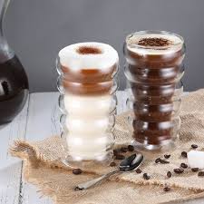 Ecooe Doppelwandige Cappuccino Tassen Glaser Latte Macchiato Glaser Set Thermoglas Trinkglaser Kaffeeglas 2 Teiliges 300 Cappuccino Tassen Cappuccino Macchiato