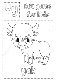 Click on the worksheet to open the pdf to print. Letter Y Is For Yak Abc Game For Kids Alphabet Coloring Page Royalty Free Cliparts Vectors And Stock Illustration Image 156630235