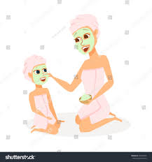 53 Mother Daughter Spa Salon Stock Vectors and Vector Art | Shutterstock