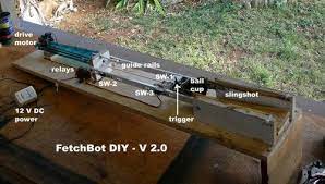 Diy Auto Tennis Ball Launcher Made From Computer Scanner Diy Tech Ball Launcher Automatic Ball Launcher
