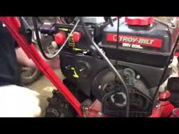 How To Remove A Carburetor Troy Bilt Storm 2620 Snow Thrower Youtube