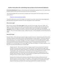 Stage 1 submissions should include the manuscript (details below) and a brief cover letter. Https Journals Sagepub Com Pb Assets Cmscontent Eab 2015 Authorinstructions Pdf