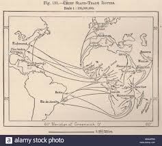 Slave Trade Map Stock Photos Slave Trade Map Stock Images