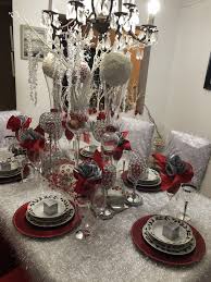 Christmas Table Setup By Personal Touch Bahamas Christmas Table Set Up Christmas Table Decorations Christmas Table Settings