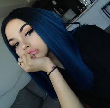 Blue hair does not naturally occur in human hair pigmentation, although the hair of some animals (such as dog coats) is described as blue. 110 Blue Black Hair Best Ideas With Tutorial