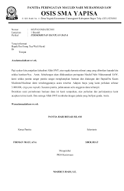 Contoh surat undangan maulid nabi pondok pesantren bahasa sunda. Proposal Maulid Nabi