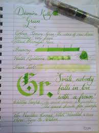This color was named with the keyword kelly green by the users. Diamine Kelly Green Stationeryramblings
