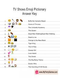 May 15, 2021 · which australian tv show is set in prison and was released the same year that orange is the new black? Free Printable Tv Shows Emoji Pictionary Quiz Guess The Emoji Answers Guess The Emoji Emoji Combinations