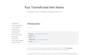 Docs Html Template A Sample Html Documentation Template Best Free Html Css Templates