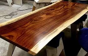 Parota Wood Slab Table Tops Manufactured From Genuine Hardwood For Sale Online At Indog Natural Wood Dining Table Wood Slab Dining Table Natural Wood Furniture