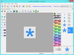 Windows 10 outline icons are created on a 32x32 px canvas with sharp corners and a consistent stroke width of 2 px. Junior Icon Editor Software Free Download Create And Edit Icons
