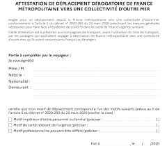 Motifs impérieux pour voyager, les hôteliers locaux comptent sur la clientèle réunionnaise. Etranger Dom Tom Une Attestation Exigee Pour Entrer Sur Le Territoire Francais