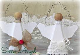 .ornament white christmas decoration rustic natural decoration gift idea made to order this decoration would be lovely to hang on a christmas i will be glad to make angels for you just let me know your wishes. 50 Awesome Angel Crafts Feltmagnet