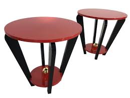 Check spelling or type a new query. Art Deco Style Red And Black Side Tables Set Of 2 For Sale At Pamono