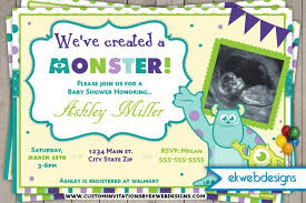 Baby shower wishes can be challenging to come up with. Monster University Baby Shower Invitations Monster Inc Invitations