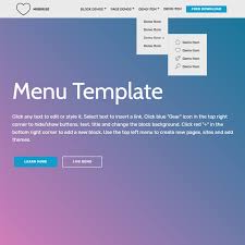 Maybe you would like to learn more about one of these? Free Bootstrap Template Intended For Free Css Navigation Menu Templates 10 Professional Templates Ideas Menu Template Menu Template Free Bootstrap Template