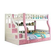 Bunk beds and sets are great for siblings and overnight guests, while a loft bed leaves room below for a study space complete with a desk and office chair. China Factory Twin Size Queen Size Bedroom For Kids Bunk Bed Buy Twin Size Queen Size Bed Bedroom For Kids Kids Bedroom Furniture Product On Alibaba Com