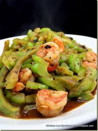 Bittermelon And Shrimp In Black Bean Sauce House Of Annie Bitter Melon Recipes Melon Recipes Black Bean Sauce