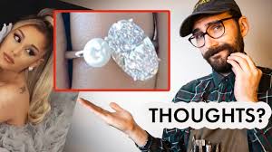 Secure your ideal wedding vision by. Jeweler Reacts To Ariana Grande Engagement Ring Youtube
