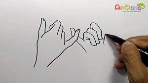 Pinky promise is an organization that encourages women to honor god with their life and body. How To Draw Pinky Promise Youtube
