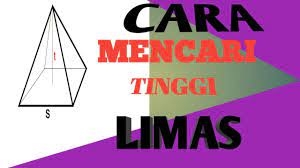 Maybe you would like to learn more about one of these? Cara Mudah Menghitung Tinggi Limas Segi Empat Limas Segi Tiga Matematika Kelas 5 6 Sd K13 Youtube
