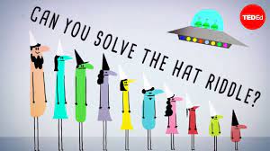 Can You Solve The Prisoner Hat Riddle Alex Gendler Youtube Riddles Solving Educational Technology