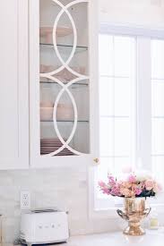 Sharing the best kitchen cabinet colors for your home and the top trending colors to use. Mullion Cabinet Doors How To Add Overlays To A Glass Kitchen Cabinet The Pink Dream