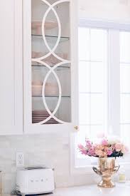 It's a nice idea to install such a door when you. Mullion Cabinet Doors How To Add Overlays To A Glass Kitchen Cabinet The Pink Dream