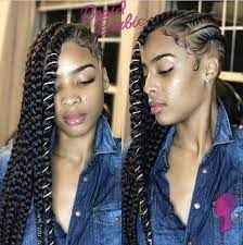 Micro braids with curly hair. Braiding Hairstyles With Weave 2018 Hairstyles By Unixcode Blackgirlshairstylesforprom Weave Hairstyles Braided Braids With Extensions Braids With Weave