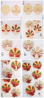 Decorated Turkey Cookies Allurelle Com Turkey Cookies Thanksgiving Cookies Fall Cookies
