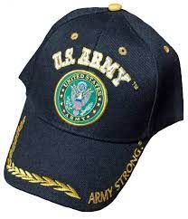 U S Army Hat Black Army Strong Logo Baseball Cap With Wreath Military Headwear Army Hat Army Strong Headwear