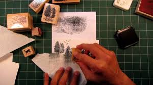 Card making ideas | coloring on vellum. Stampscapes 101 Video 2 Seamless Scenes And Altering Stamp Usage Pl Card Making Techniques Card Tutorials Paper Craft Tutorials