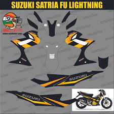 Karya anka pondok ungu memodifikasi motor satria fu warna kombinasi terbalik seperti yang asli biar polisi tidak menilang motor kita. Inspirasi Desain Stripping Body Satria Fu 14 Ide Satria Fu Motor Sepeda Motor Sepeda Striping Satria Fu 2004 2005 2006 Cbu Thailand Biru Hitam Lis Body Stiker Strip Chunnyz